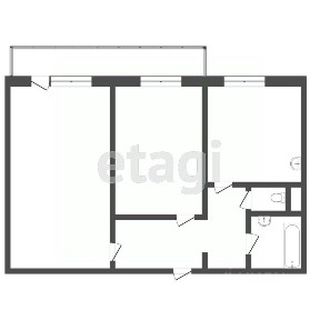 Продается 2-комн. квартира, 54 м²