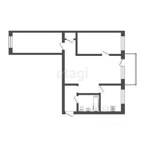 Продается 3-комн. квартира, 61,5 м²