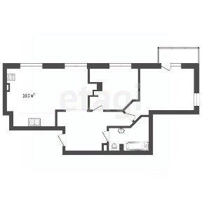 Продается 2-комн. квартира, 57,1 м²