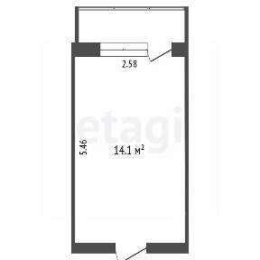 Продается студия, 19,7 м²