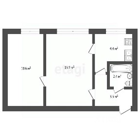 Продается 2-комн. квартира, 37 м²