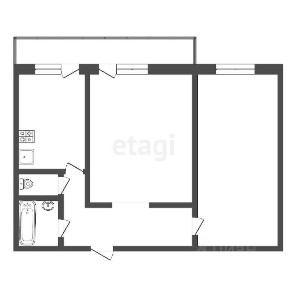 Продается 2-комн. квартира, 46,5 м²
