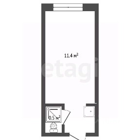 Продается 1-комн. квартира, 12 м²
