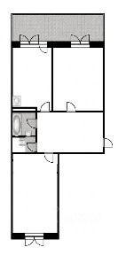 Продается 2-комн. квартира, 51,2 м²