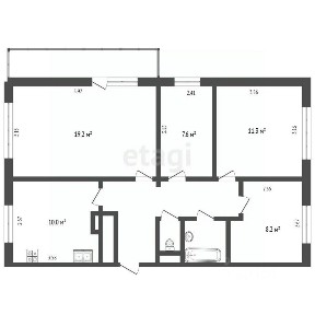 Продается 4-комн. квартира, 70,5 м²