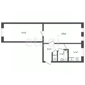 Продается 2-комн. квартира, 45 м²