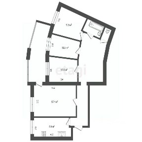 Продается 4-комн. квартира, 82,2 м²