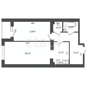 Продается 2-комн. квартира, 50,1 м²