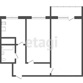 Продается 2-комн. квартира, 42,8 м²