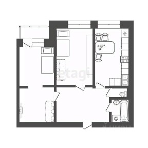 Продается 2-комн. квартира, 49,8 м²