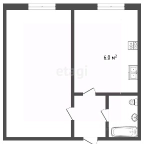 Продается 1-комн. квартира, 24 м²
