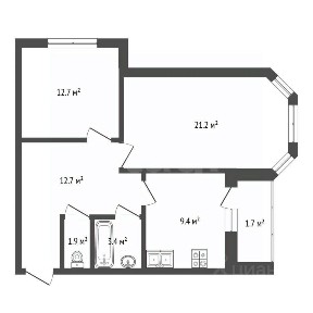 Продается 2-комн. квартира, 63 м²