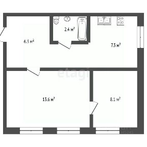 Продается 3-комн. квартира, 55,6 м²