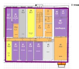 Сдается помещение свободного назначения, 1 067,45 м²