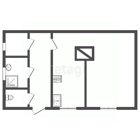 Продается 1-комн. квартира, 50 м²
