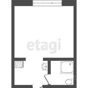 Продается студия, 17,4 м²