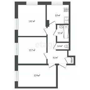Продается 3-комн. квартира, 61,7 м²