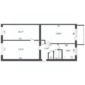 Продается 3-комн. квартира, 63,5 м²