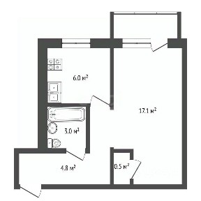 Продается 1-комн. квартира, 32 м²