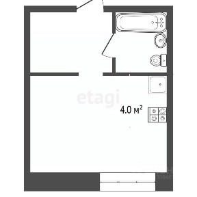 Продается студия, 14,5 м²