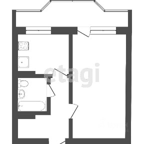 Продается 1-комн. квартира, 34,8 м²