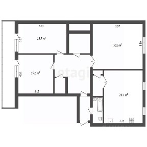 Продается 4-комн. квартира, 133 м²