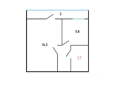 Продается 1-комн. квартира, 26 м²
