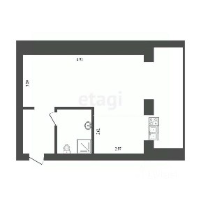 Продается 2-комн. квартира, 49,6 м²