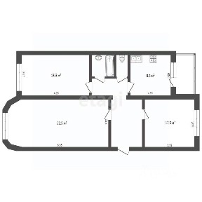 Продается 3-комн. квартира, 72 м²