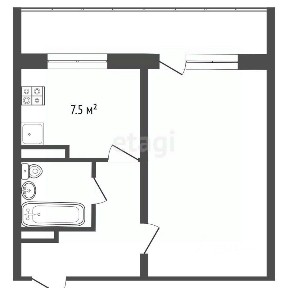 Продается 1-комн. квартира, 34,7 м²