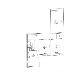 Сдается 3-комн. квартира, 70,3 м²