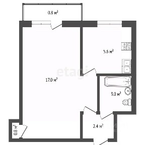 Продается 1-комн. квартира, 29 м²