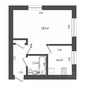 Продается 1-комн. квартира, 30,6 м²
