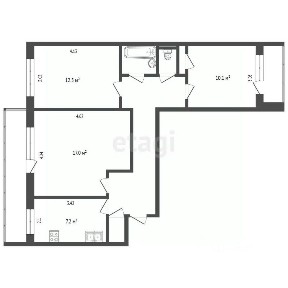 Продается 3-комн. квартира, 64,6 м²