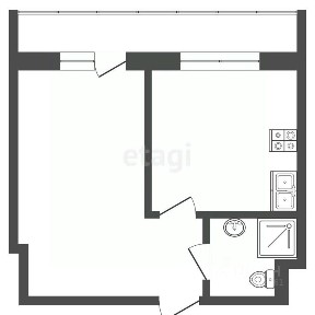 Продается 1-комн. квартира, 33,38 м²