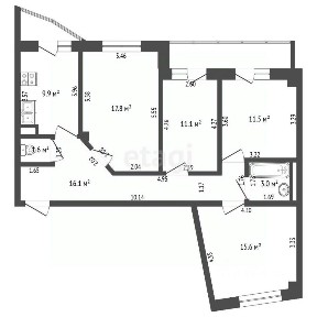 Продается 4-комн. квартира, 86,6 м²
