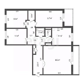 Продается 4-комн. квартира, 75,3 м²