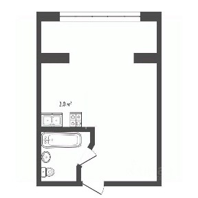 Продается студия, 14 м²