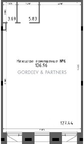 Сдается помещение свободного назначения, 136,96 м²