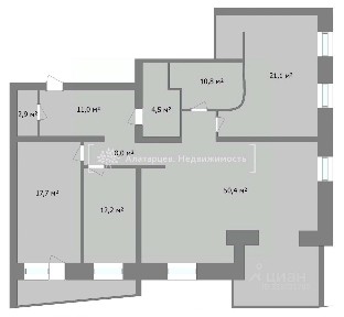 Продается 4-комн. квартира, 141,2 м²