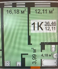 Продается 1-комн. квартира, 37 м²