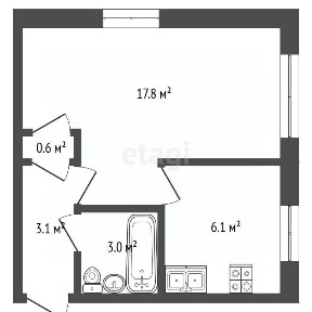 Продается 1-комн. квартира, 32 м²