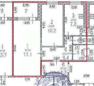 Продается 2-комн. квартира, 45,3 м²