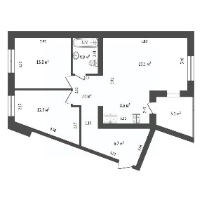 Продается 3-комн. квартира, 75 м²