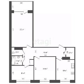 Продается 3-комн. квартира, 63,3 м²