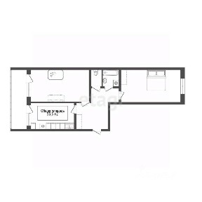 Продается 2-комн. квартира, 53,5 м²