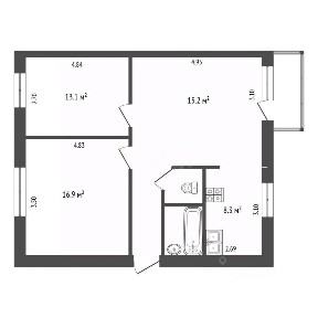 Продается 3-комн. квартира, 60,1 м²