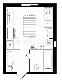 Продается студия, 25 м²