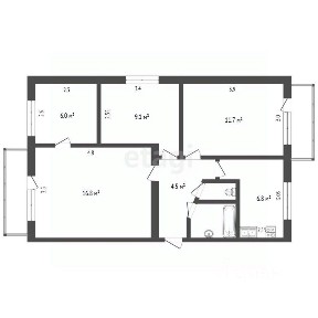Продается 4-комн. квартира, 58,1 м²