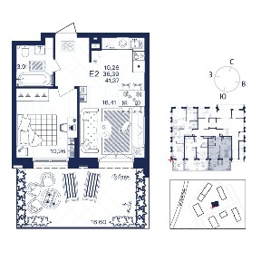 Продается 1-комн. квартира, 41,37 м²